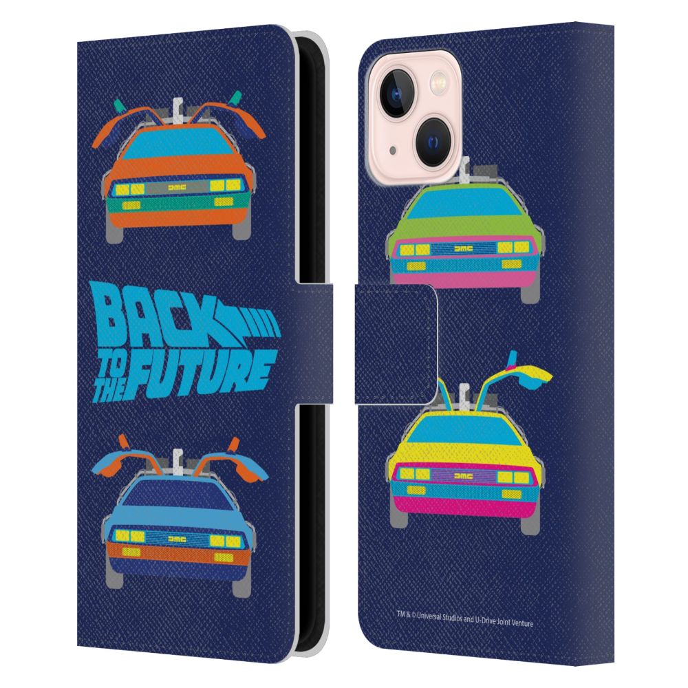 楽天市場 Back To The Future バックトゥザフューチャー マイケルjフォックス生誕60周年 Composed Art Delorean 2 レザー手帳型 Apple Iphoneケース 公式 オフィシャル Pgs