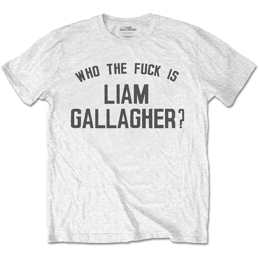 楽天市場 Oasis オアシス Liam Gallagher Who The Fuck Tシャツ メンズ 公式 オフィシャル Pgs