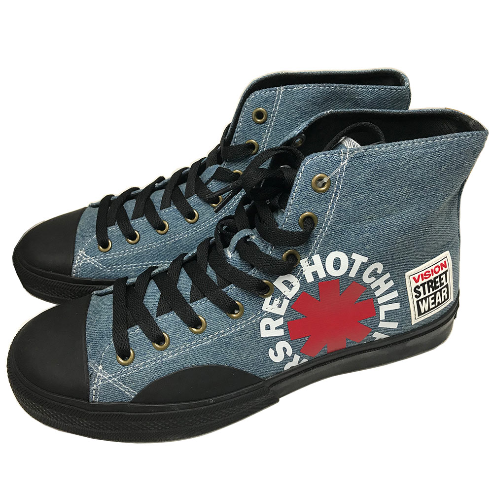 楽天市場 Red Hot Chili Peppers レッチリ Blood Sugar Sex Magik 30周年 Canvas Hi Rhcp Denim Vision Street Wear ブランド スニーカー メンズ 公式 オフィシャル Pgs