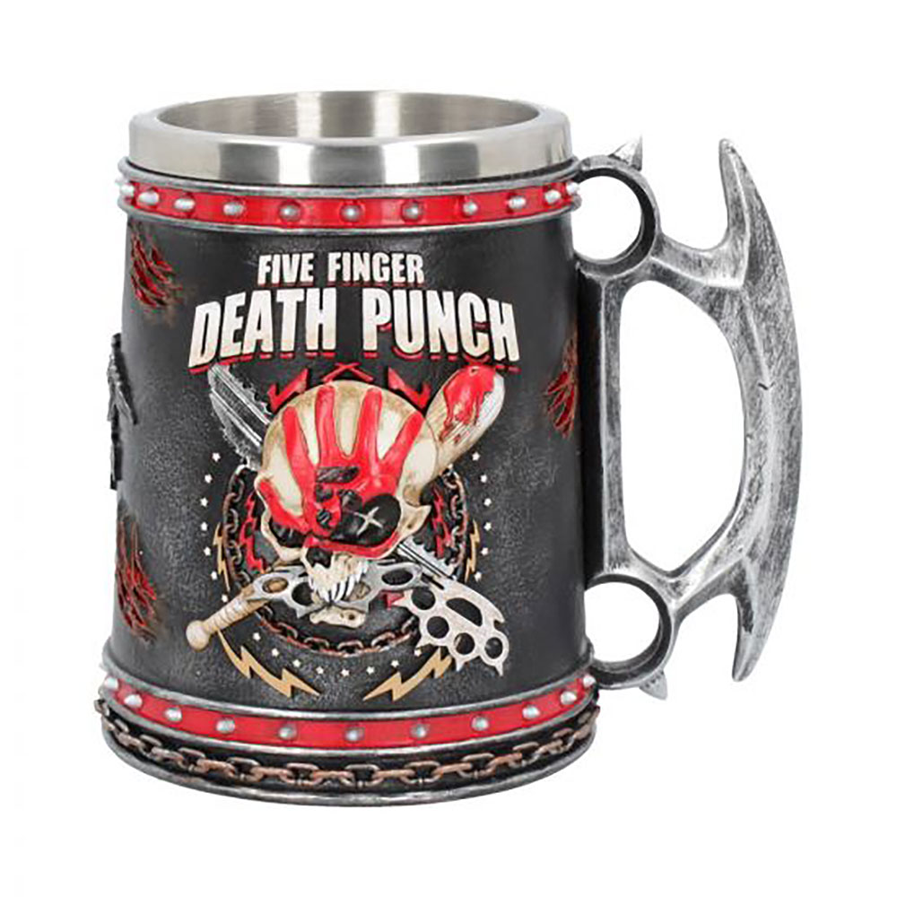 楽天市場 Five Finger Death Punch ファイヴフィンガーデスパンチ 結成15周年記念 Tankard ステンレス製 食器 グラス 公式 オフィシャル Pgs
