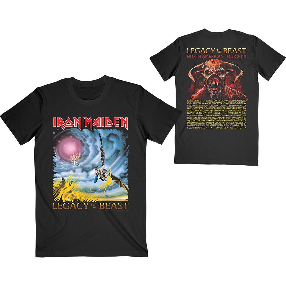 楽天市場 Iron Maiden アイアンメイデン The Flight Of Icarus バックプリントあり Tシャツ メンズ 公式 オフィシャル Pgs