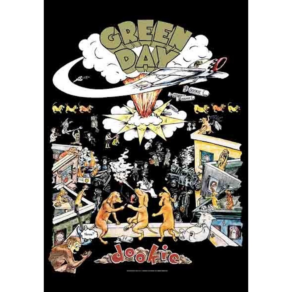 楽天市場 Green Day グリーンデイ 初来日25周年 Dookie ファブリック タペストリー 公式 オフィシャル Pgs