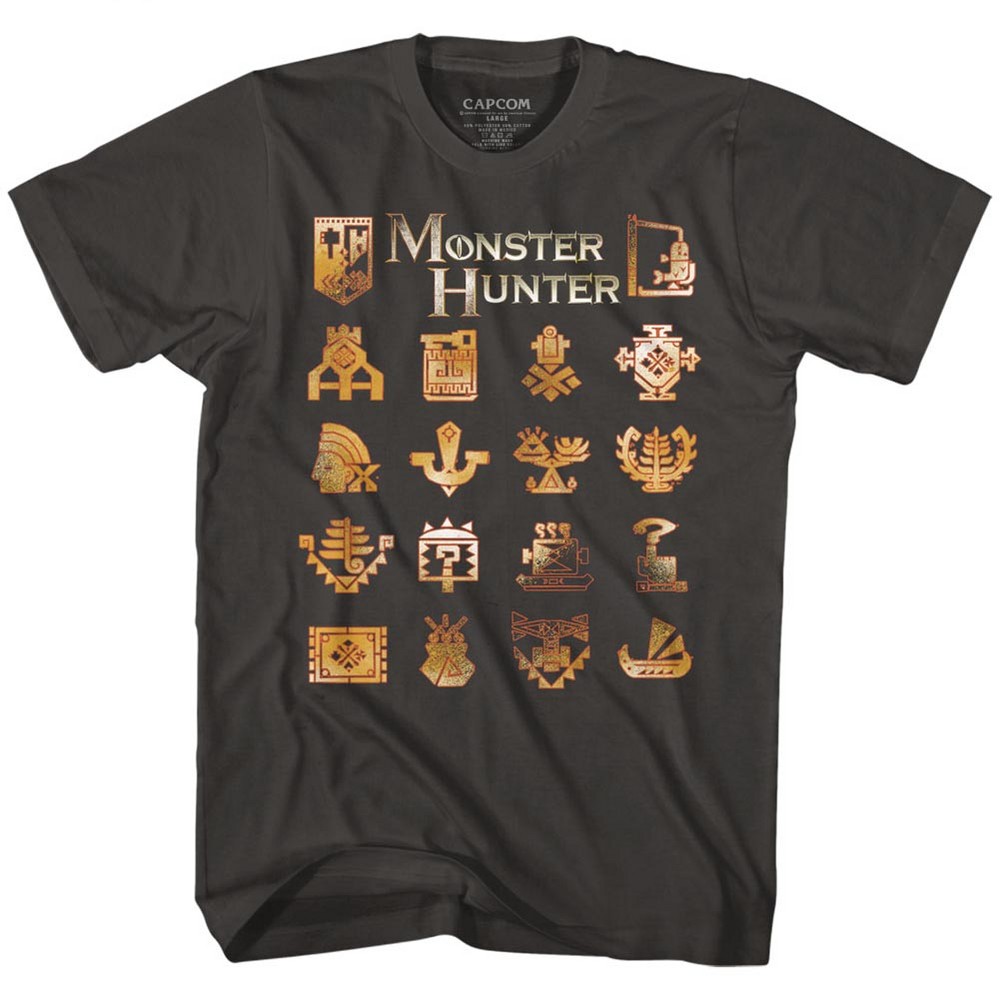 【未使用】モンスターハンターMONSTERHUNTER 15周年半袖 イーカプコン |モンスターハンター20周年-大狩猟展- Tシャツ