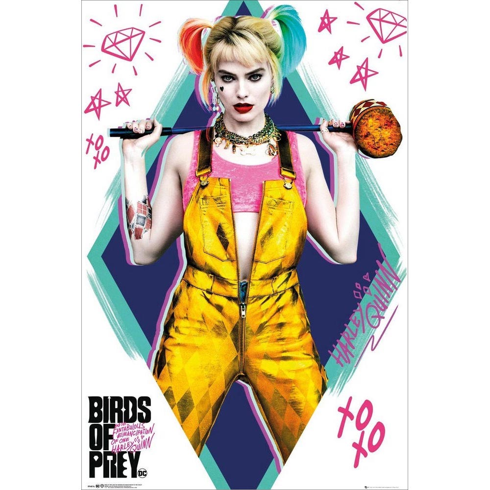 楽天市場 Dc Comics Dcコミックス Birds Of Prey Harley Quinn ポスター 公式 オフィシャル Pgs