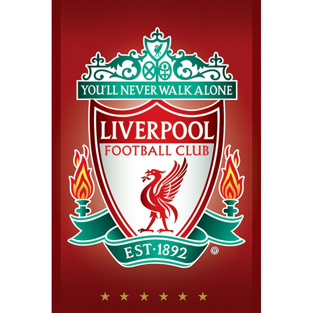 楽天市場 Liverpool Fc リヴァプールfc Crest ポスター 公式 オフィシャル Pgs