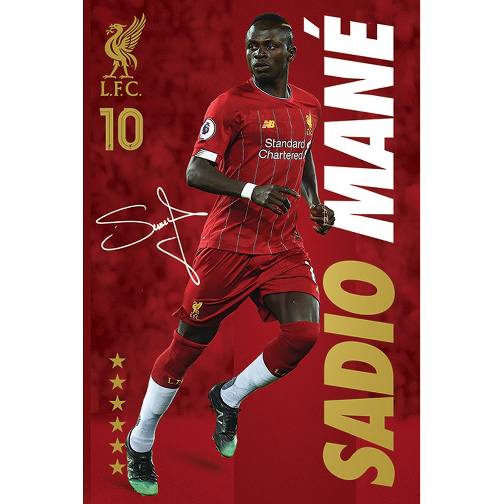楽天市場 Liverpool Fc リヴァプールfc Sadio Mane ポスター 公式 オフィシャル Pgs
