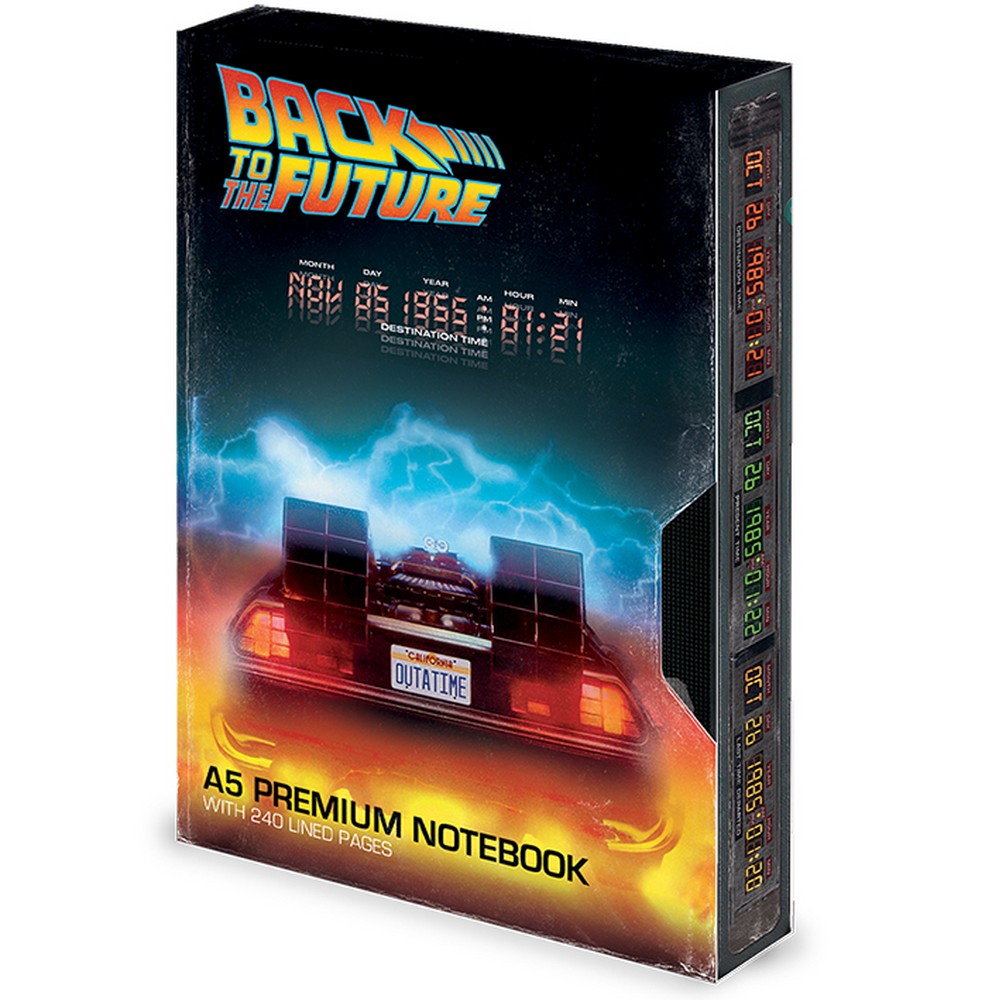 楽天市場 Back To The Future バックトゥザフューチャー マイケルjフォックス生誕60周年 Great Scott Premium A5 ノート 公式 オフィシャル Pgs