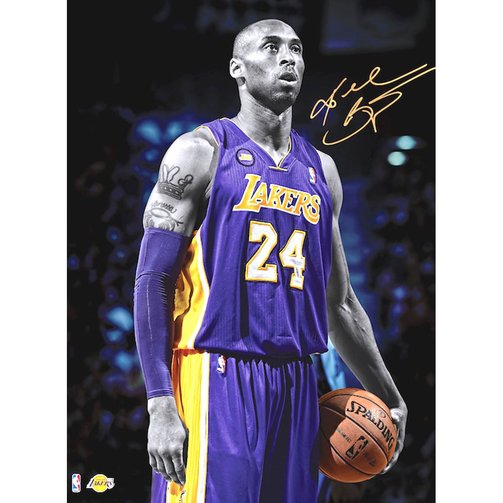 楽天市場 Kobe Bryant コービーブライアント Signature ポスター 公式 オフィシャル Pgs