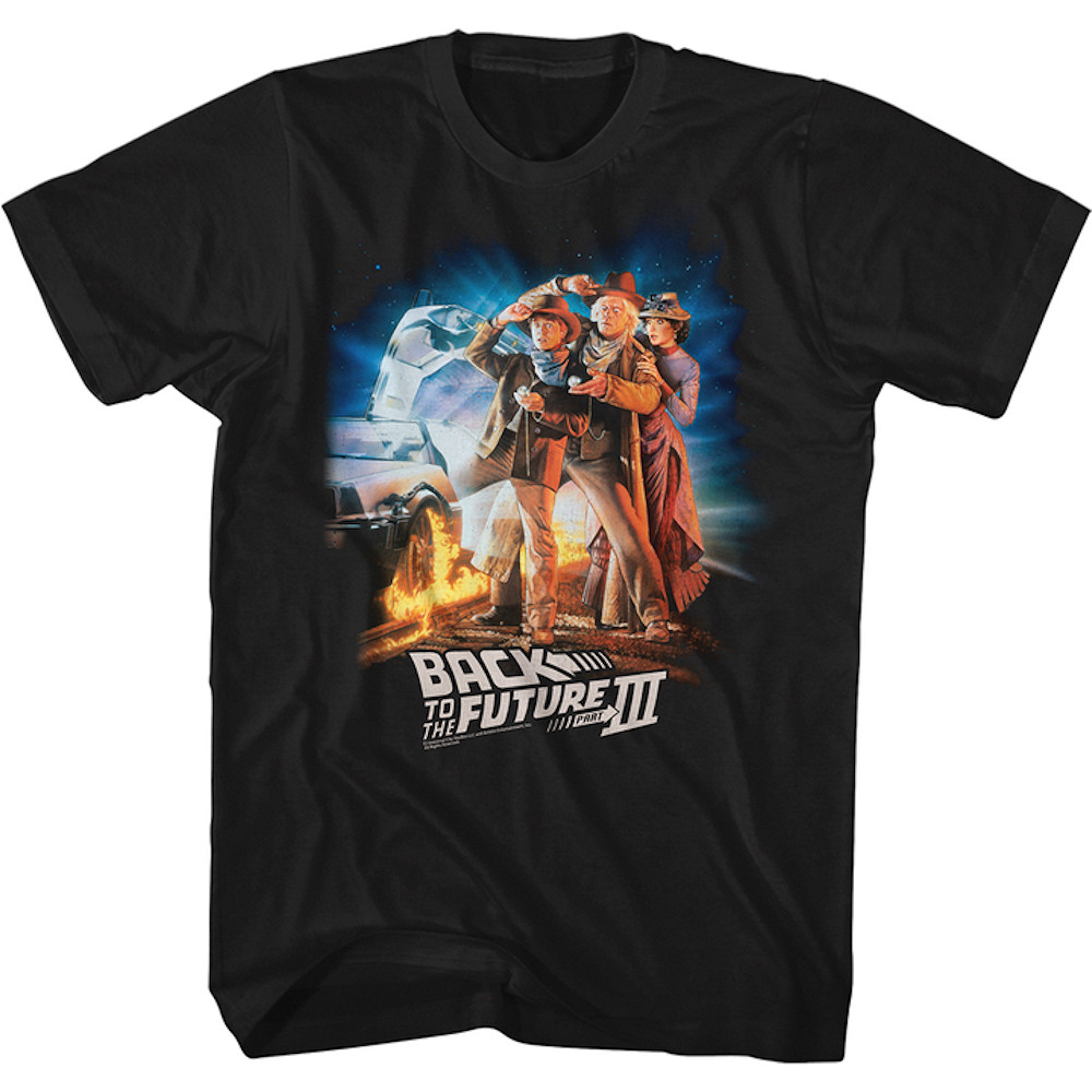 楽天市場 Back To The Future バックトゥザフューチャー マイケルjフォックス生誕60周年 Bttf3 Tシャツ メンズ 公式 オフィシャル Pgs