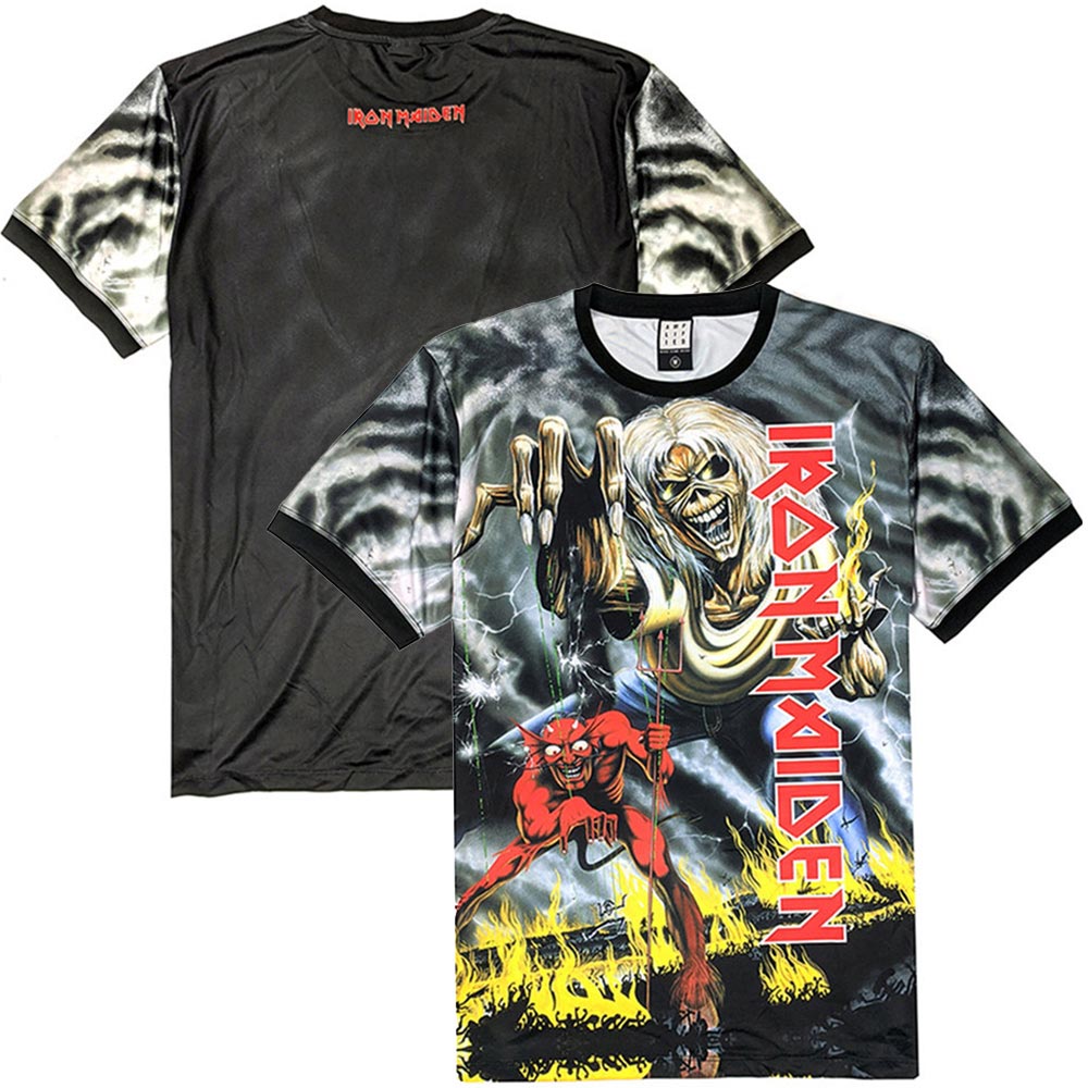 高知インター店 楽天市場 Iron Maiden アイアンメイデン Number Of The Beast バックプリントあり Amplified ブランド Tシャツ メンズ 公式 オフィシャル Pgs 50 Off Www Mitra Investindo Com