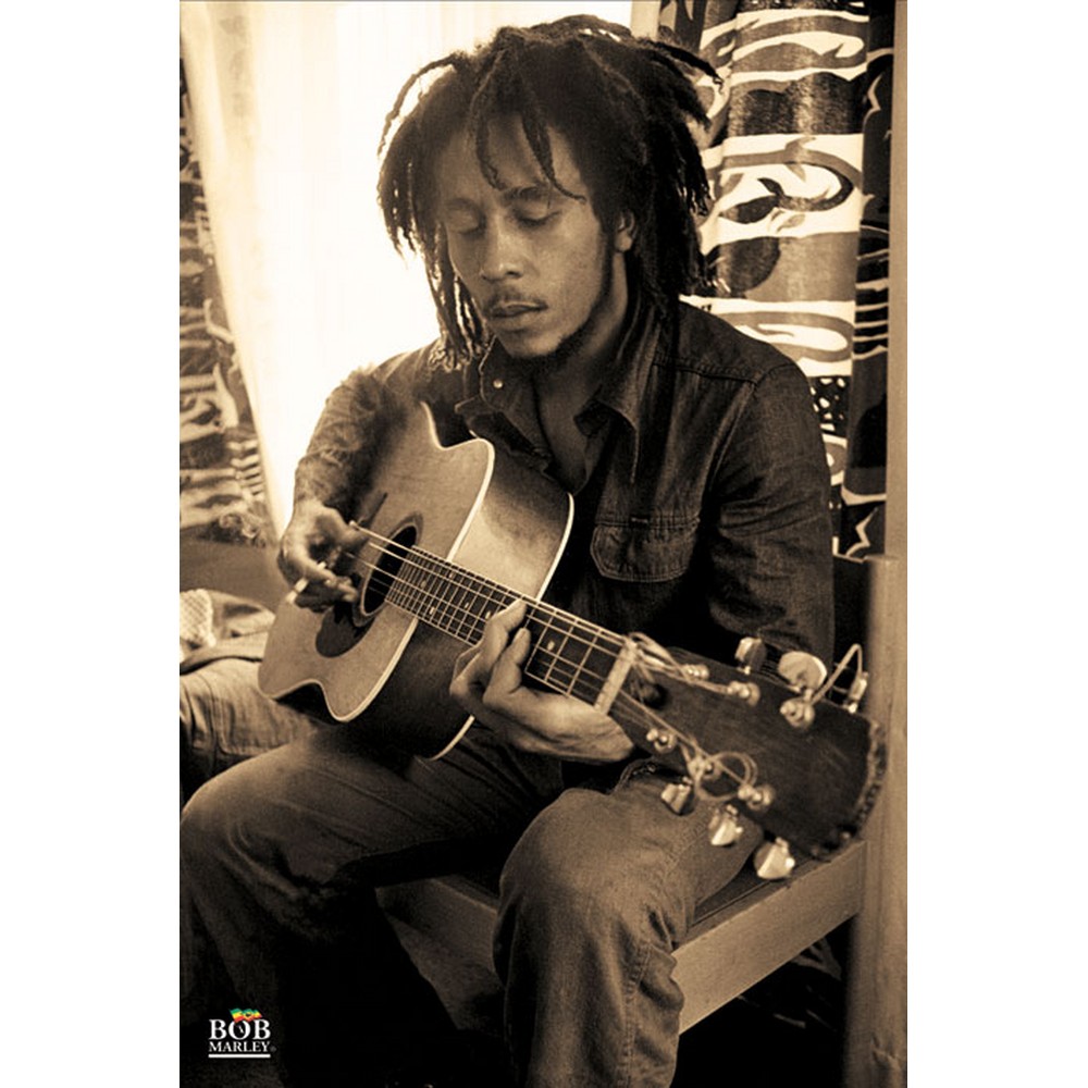 楽天市場 Bob Marley ボブマーリー 生誕75周年 Sepia ポスター 公式 オフィシャル Pgs
