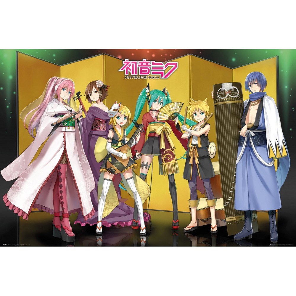 楽天市場】【新品/公式】 初音ミク_葛飾北斎×初音ミク B2布