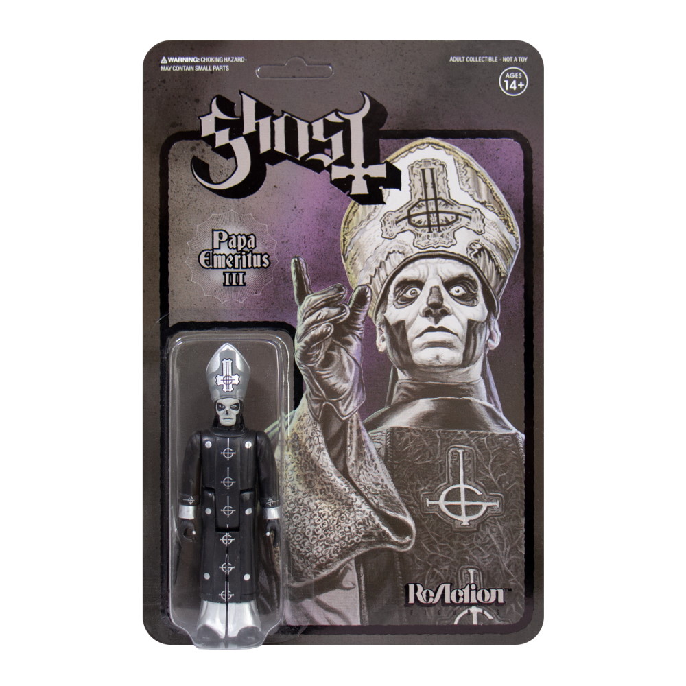 楽天市場 Ghost ゴースト 結成15周年 Reaction Figure Papa Emeritus Iii Black Series フィギュア 人形 公式 オフィシャル Pgs