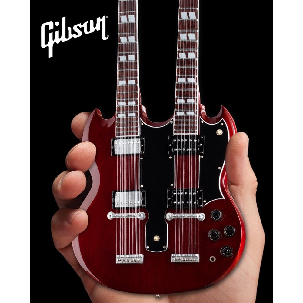 GIBSON ギブソン (レスポール誕生70周年 ) - SG EDS-1275 Doubleneck Cherry ミニチュア楽器
