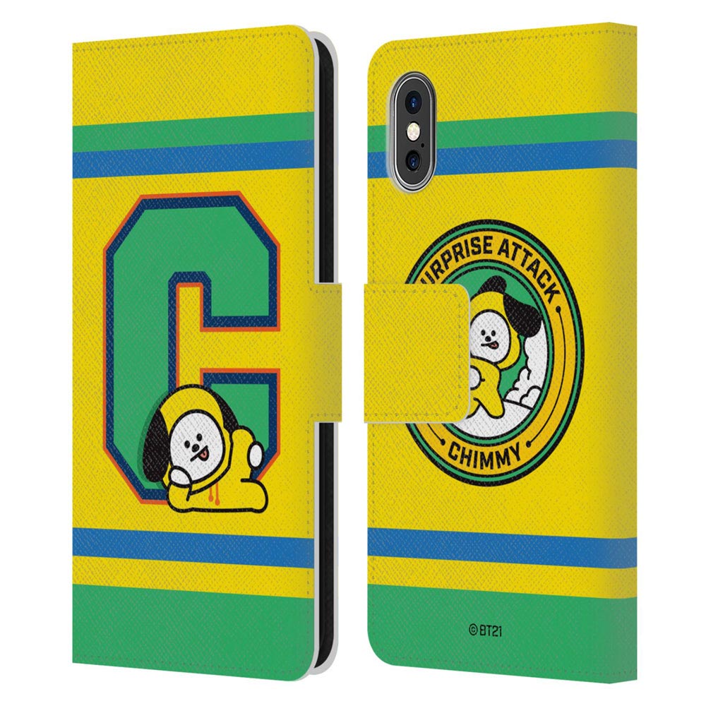 楽天市場 Bts ビーティーエス Bt21 Wappen Sporty Chimmy レザー手帳型 Apple Iphoneケース 公式 オフィシャル Pgs