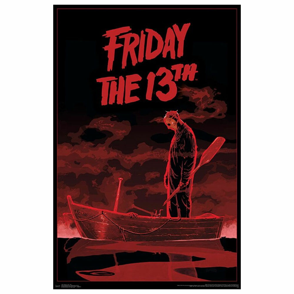 楽天市場 Friday The 13th 13日の金曜日 公開40周年 Boat ポスター 公式 オフィシャル Pgs