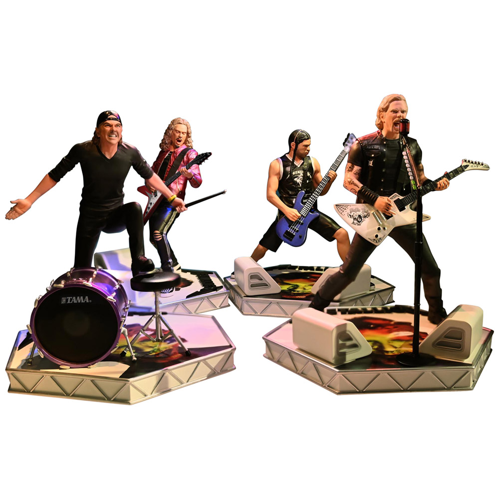 楽天市場 予約商品 Metallica メタリカ 結成40周年 Rock Iconz Statue Bundle Set Of 4 世界限定3000セット フィギュア 人形 公式 オフィシャル Pgs