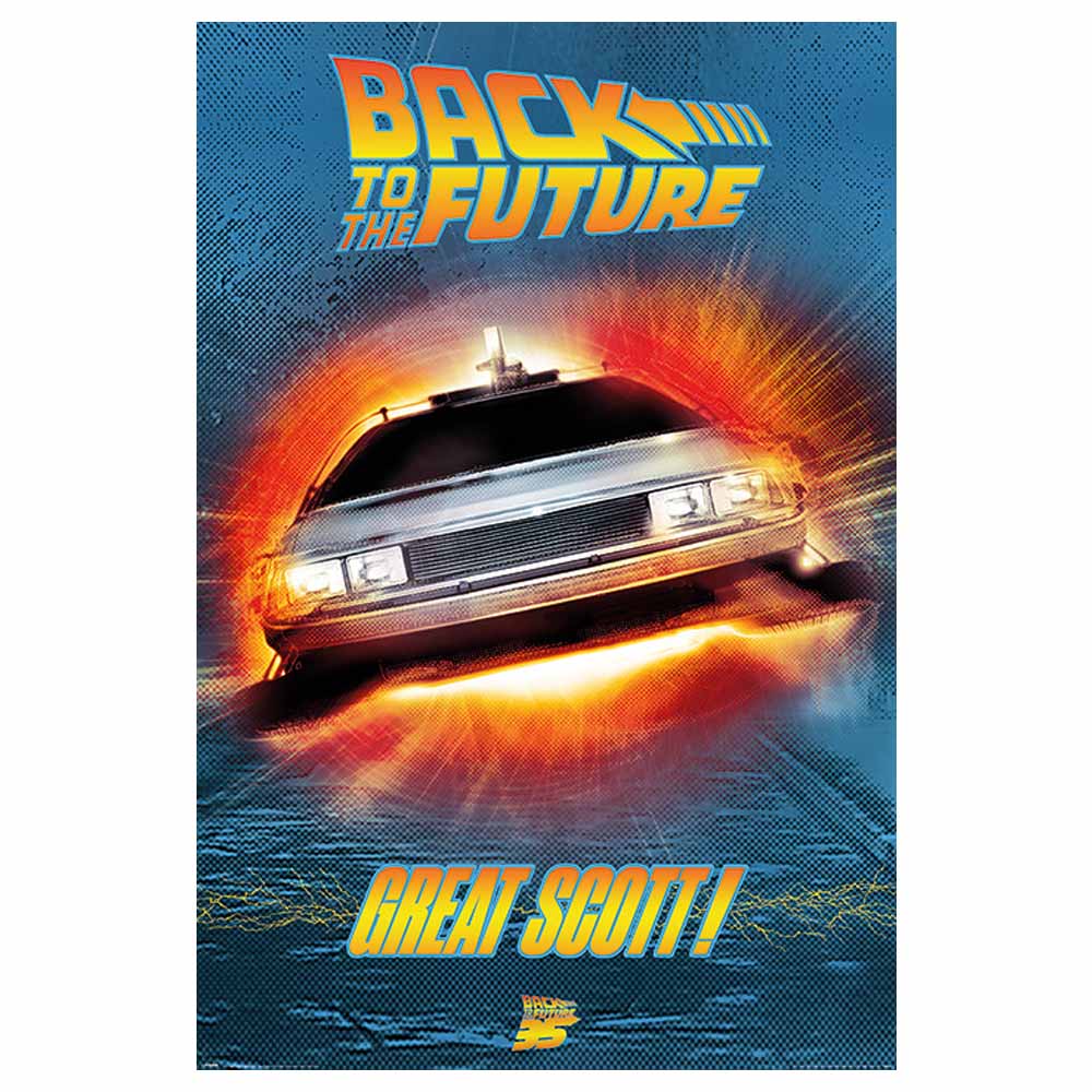 楽天市場 Back To The Future バックトゥザフューチャー マイケルjフォックス生誕60周年 Great Scott ポスター 公式 オフィシャル Pgs