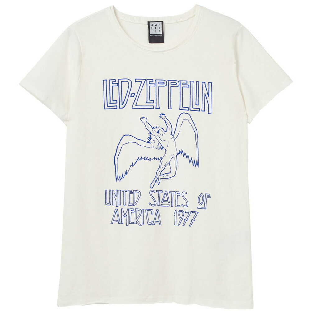 高速配送 楽天市場 Led Zeppelin レッドツェッペリン 77 Flock Amplified ブランド Flock Party Collection Tシャツ メンズ 公式 オフィシャル Pgs 在庫限り Advance Com Ec