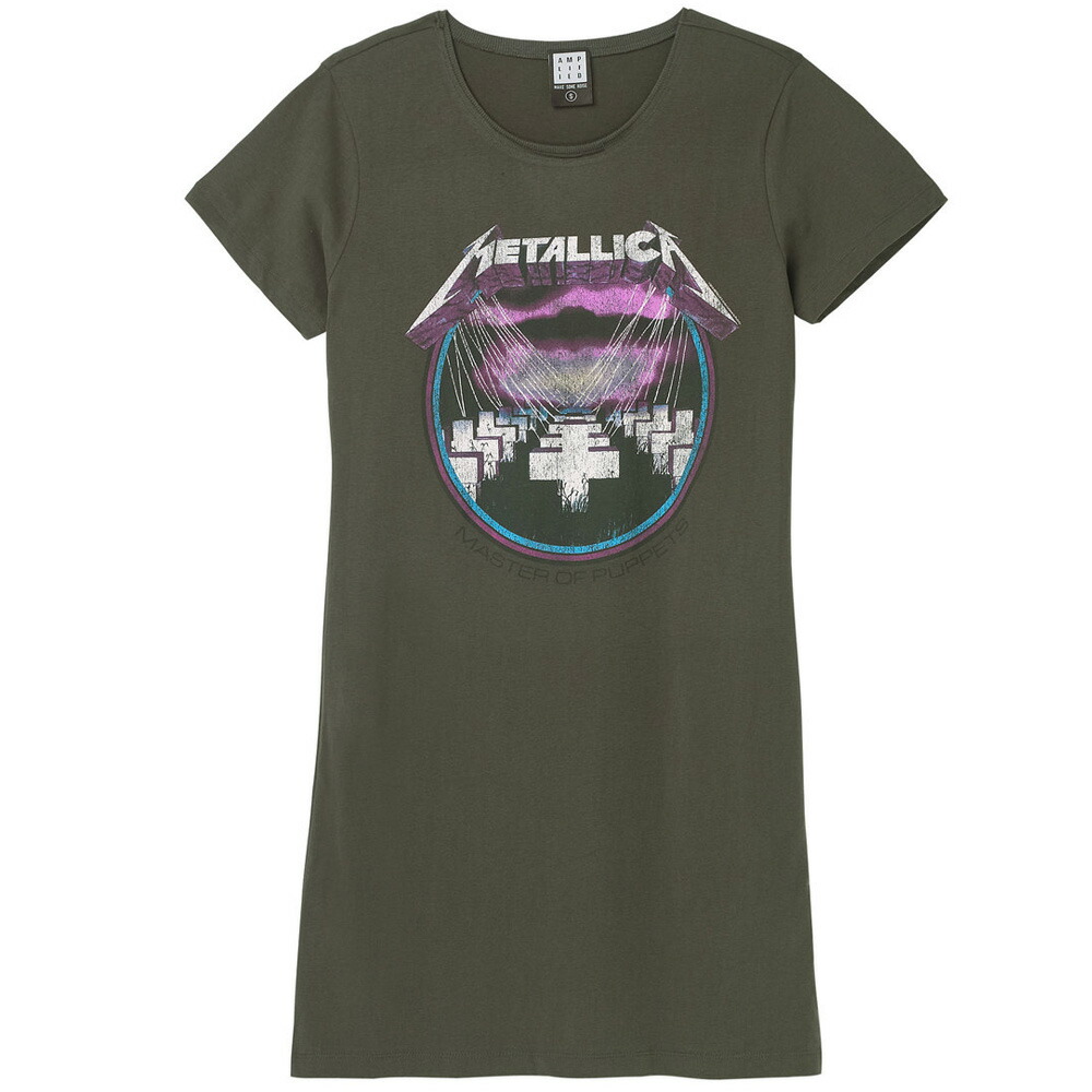 海外輸入 Metallica メタリカ 結成40周年 Purple Master Of Puppets Amplified ブランド Tshirt Dress Collection トップス レディース 公式 オフィシャル お気にいる Skyinox Com Br