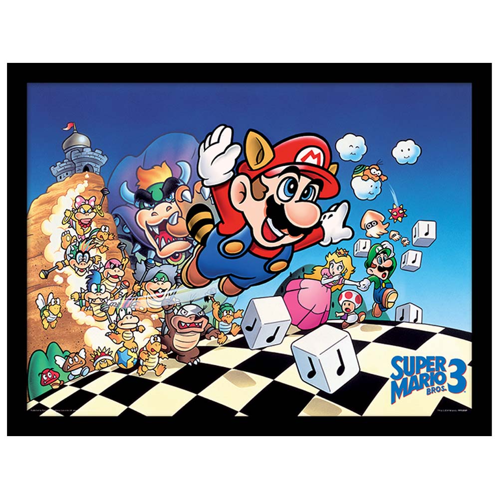 楽天市場 Super Mario スーパーマリオ Characters ポスター 公式 オフィシャル Pgs