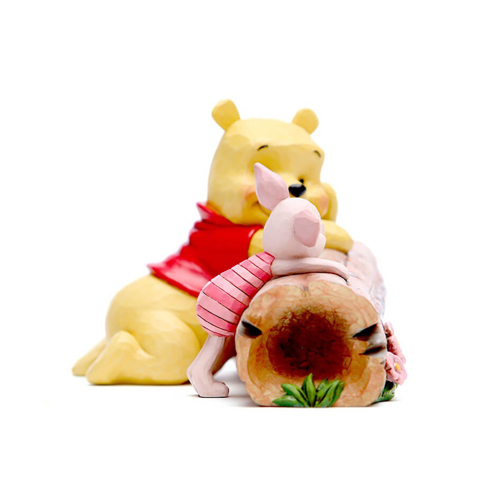 楽天市場 Winnie The Pooh クマのプーさん プー ピグレット ログ Disney Traditions フィギュア 人形 公式 オフィシャル Pgs