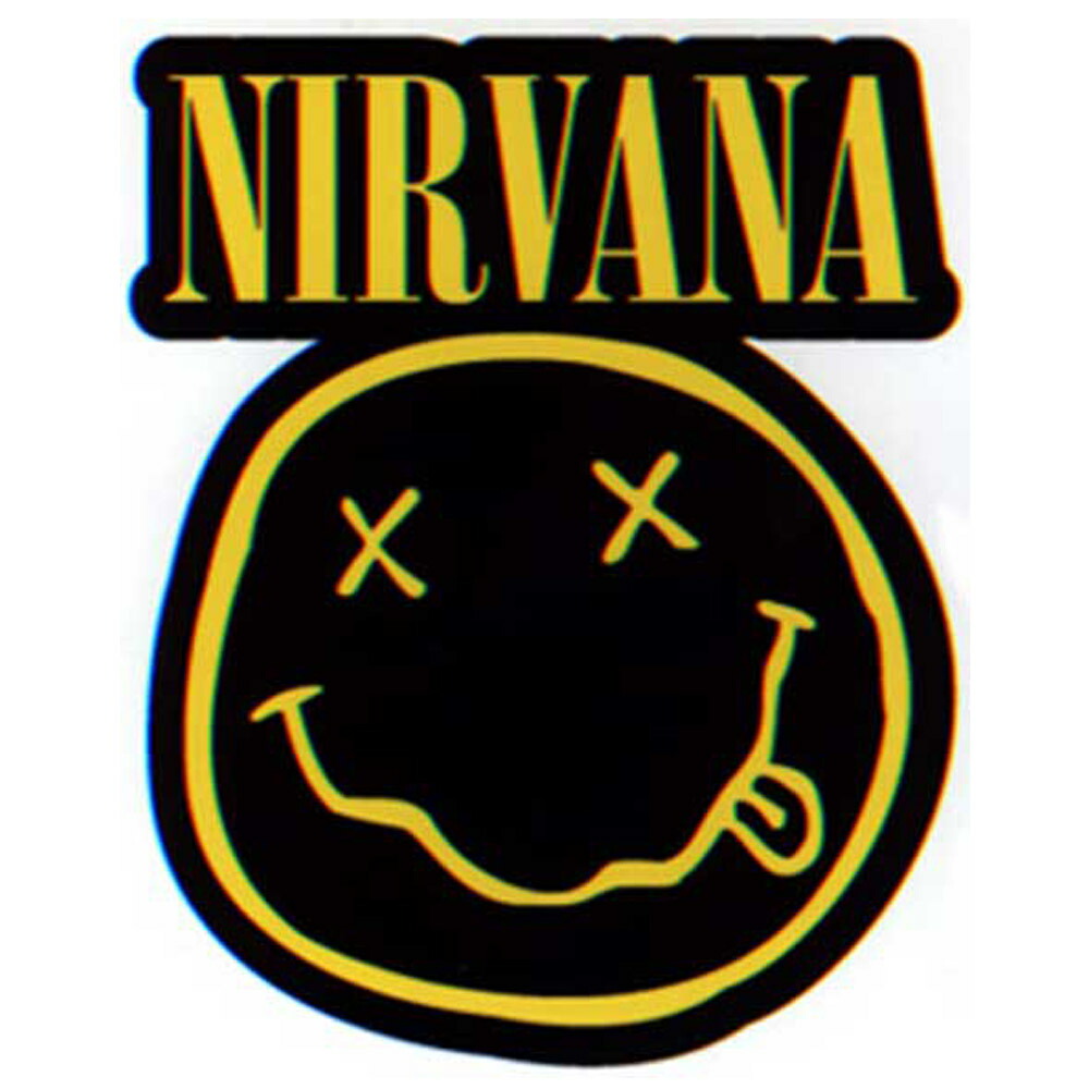 楽天市場 Nirvana ニルヴァーナ Smiley Logo ステッカー 公式 オフィシャル Pgs