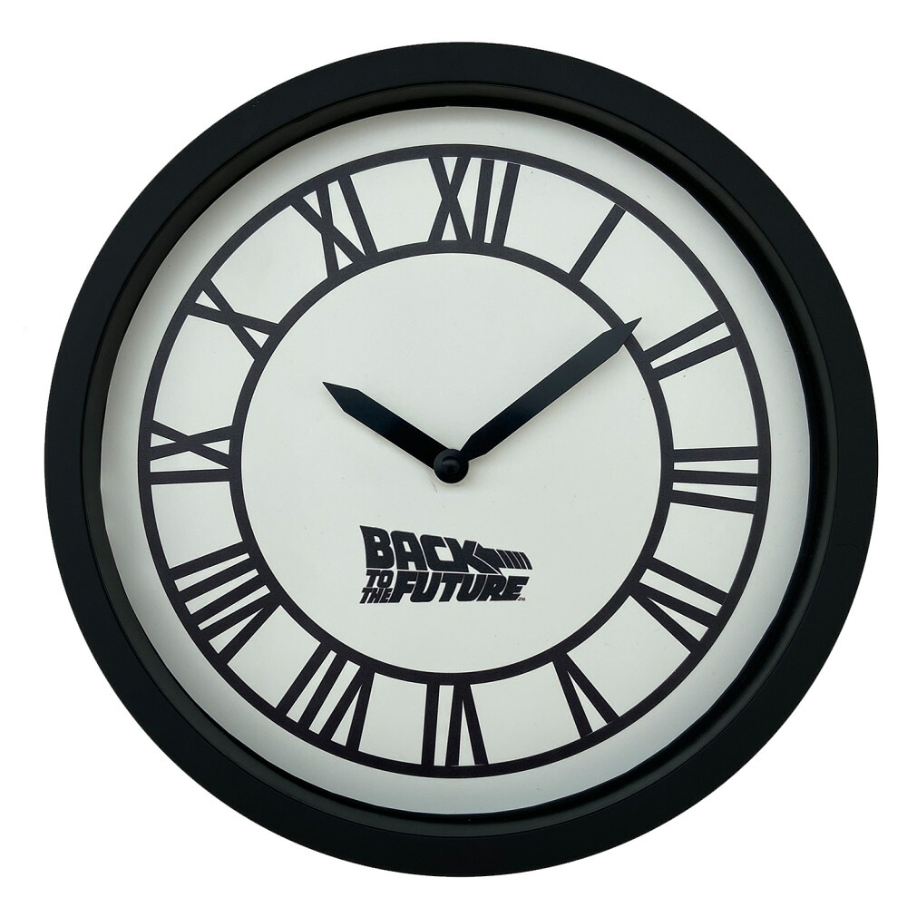楽天市場 予約商品 Back To The Future バックトゥザフューチャー マイケルjフォックス生誕60周年 Hill Valley Wall Clock 時計 公式 オフィシャル Pgs