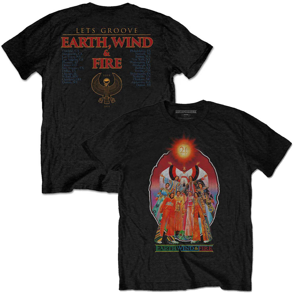 楽天市場】Earth, Wind & Fire / 2054 - The Tour Tee (Black