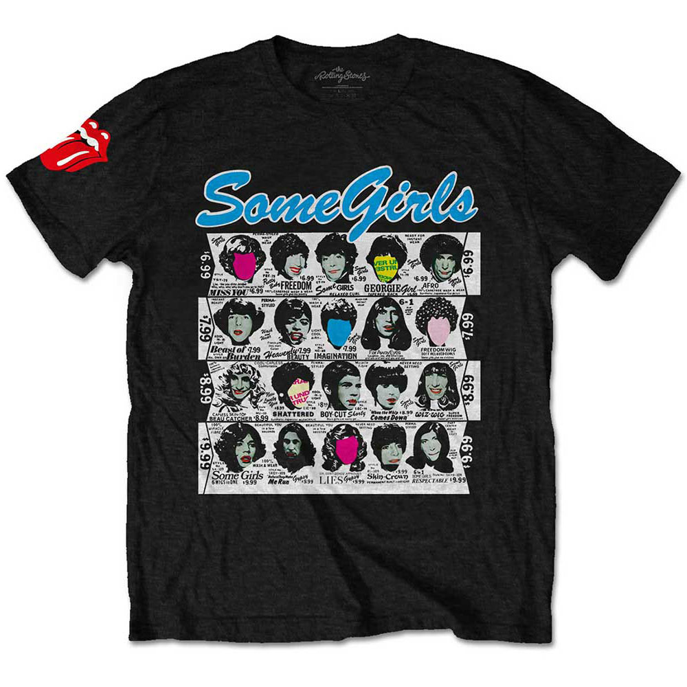 ROLLING STONES ローリングストーンズ - Some Girls Album / アームプリントあり / Tシャツ / メンズ 【公式 / オフィシャル】画像