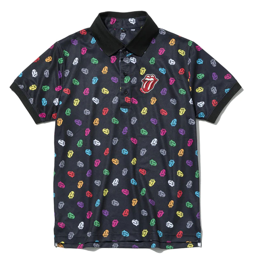 ROLLING STONES ローリングストーンズ - RS LICKS Pattern / Multicolor / ポロシャツ / メンズ 【公式 / オフィシャル】