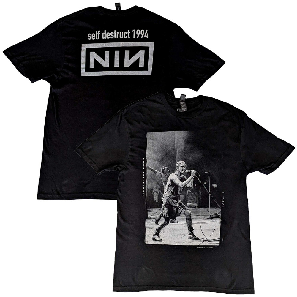 1994 nine inch nails ナイン・インチ・ネイルズ Tシャツ Amazon | [Rudy & Co.] Nine Inch Nails/Woodstock '94 Tee