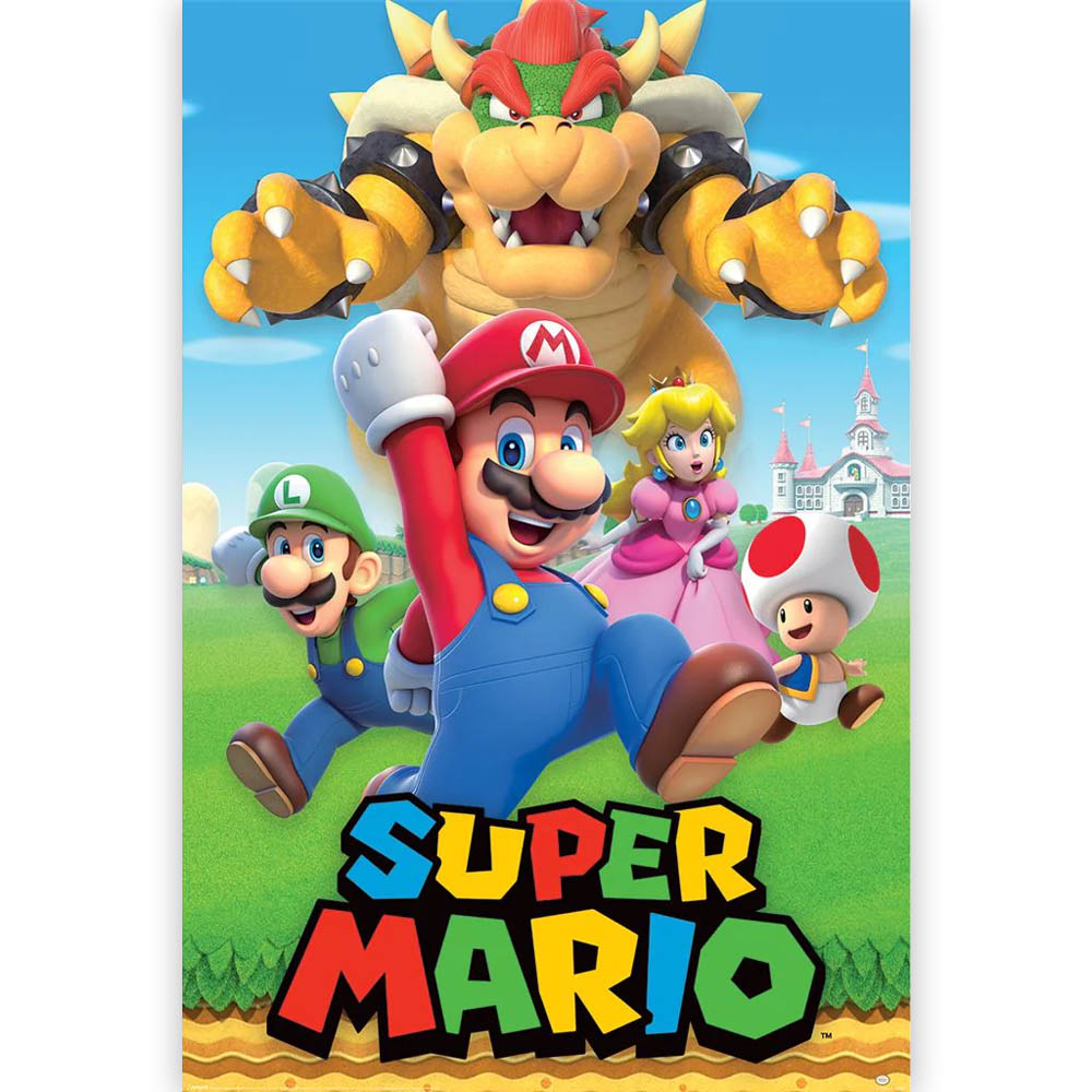 【非売品】スーパーマリオボール B2 サイズ ポスター 2枚セット】スーパーマリオブラザーズワンダー 非売品 ポスター