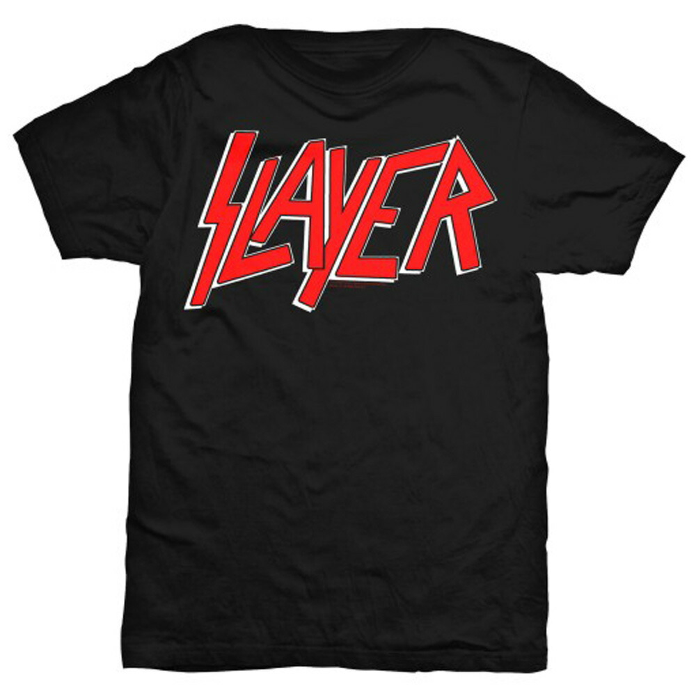 楽天市場】【SLAYER】スレイヤー「LOGO」Tシャツ : バンドT