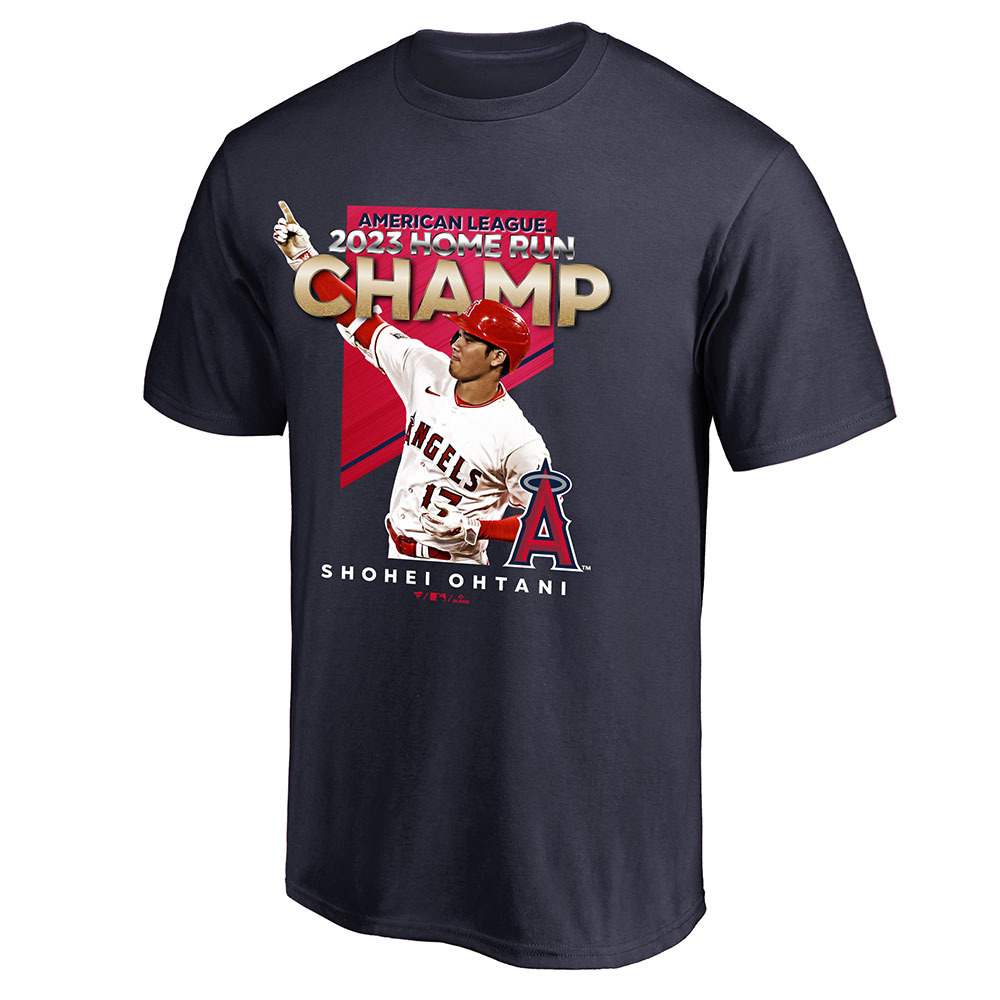 【楽天市場】SHOHEI OHTANI 大谷翔平 - KABUTO SERIES / エンジェルスロゴ / ネイビー / ラスト販売 / Tシャツ /  メンズ : PGS