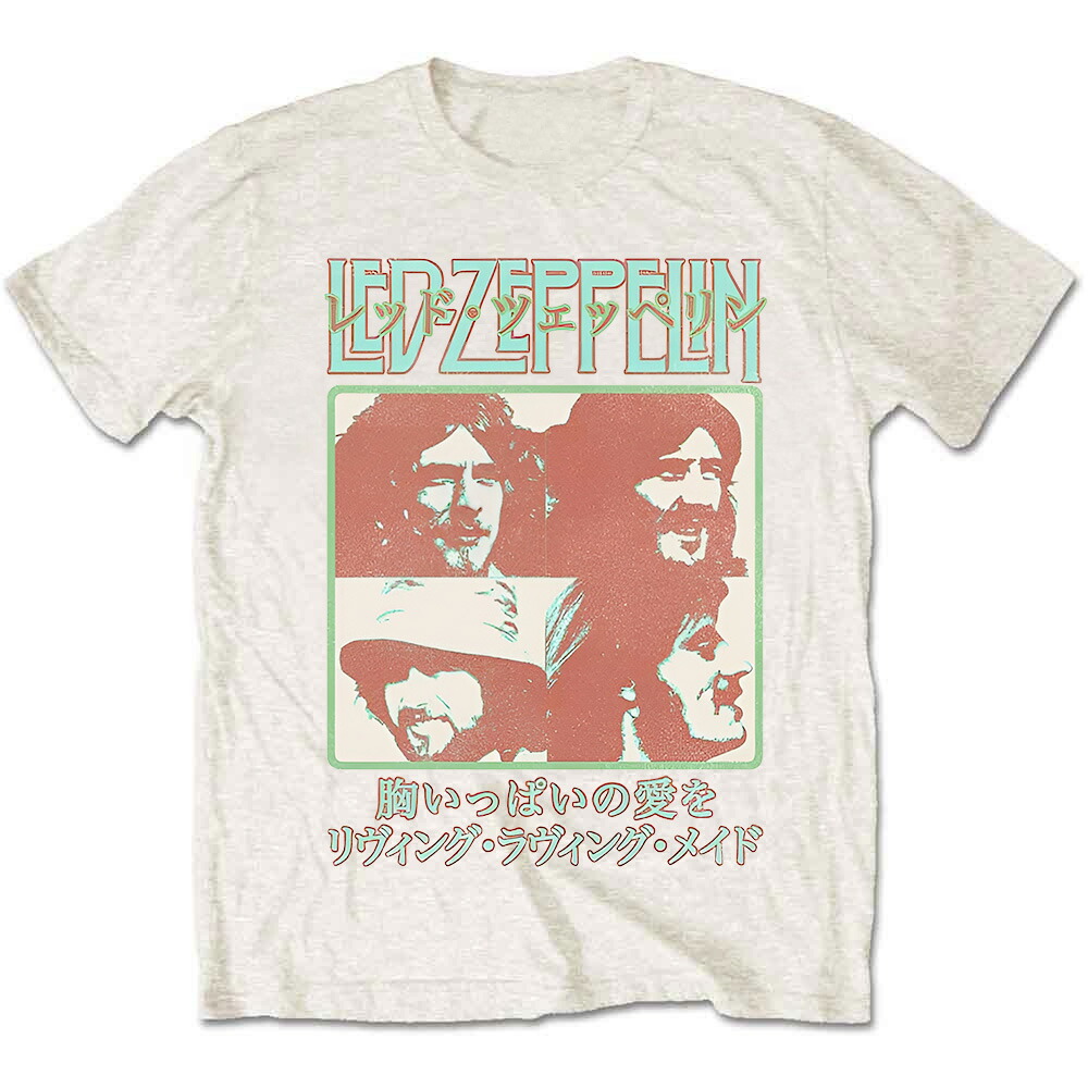 Led Zeppelin レッドツェッペリン 白 Tシャツ・カットソー L 公式新品】 LED ZEPPELIN - HERMIT レッドツェッペリンTシャツ