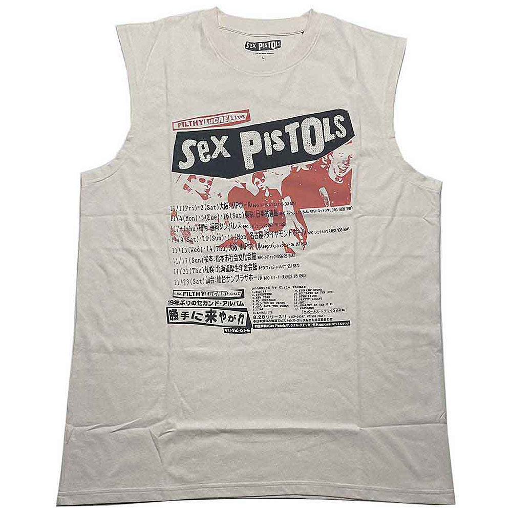 【楽天市場】sex Pistols セックスピストルズ シド 追悼 45周年 Filthy Lucre Embellished タンクトップ メンズ 【公式 4381