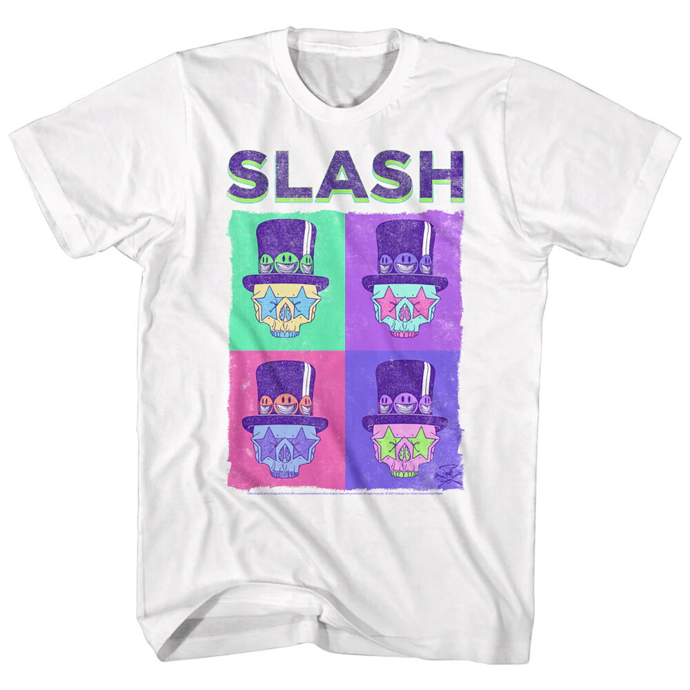 楽天市場】SLASH スラッシュTOPHAT オフィシャル バンドTシャツ