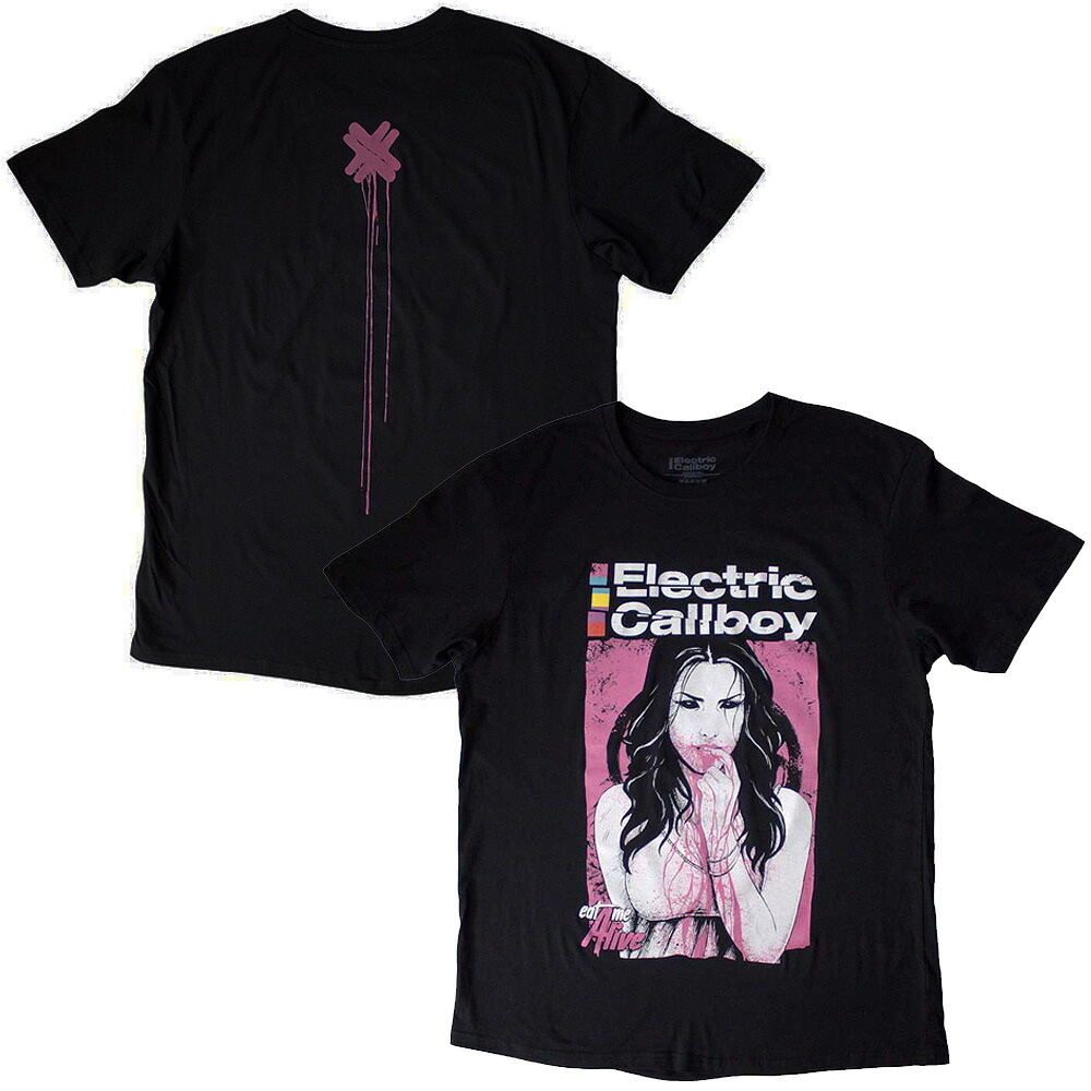 Official Electric Callboy 'Eat Me Alive' Unisex T-Shirt - Black, Band Merch Tee