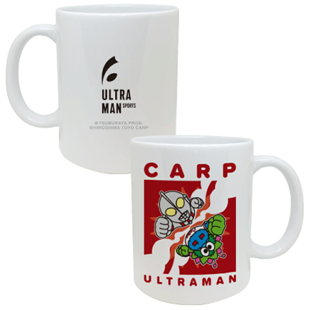 ULTRAMAN ウルトラマン - ウルトラマン2024×広島東洋カープコラボ / デフォルメ / マグカップ 【公式 / オフィシャル】画像