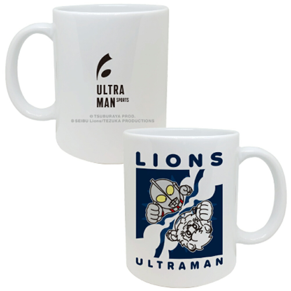 ULTRAMAN ウルトラマン - ウルトラマン2024×埼玉西武ライオンズコラボ / デフォルメ / マグカップ 【公式 / オフィシャル】画像