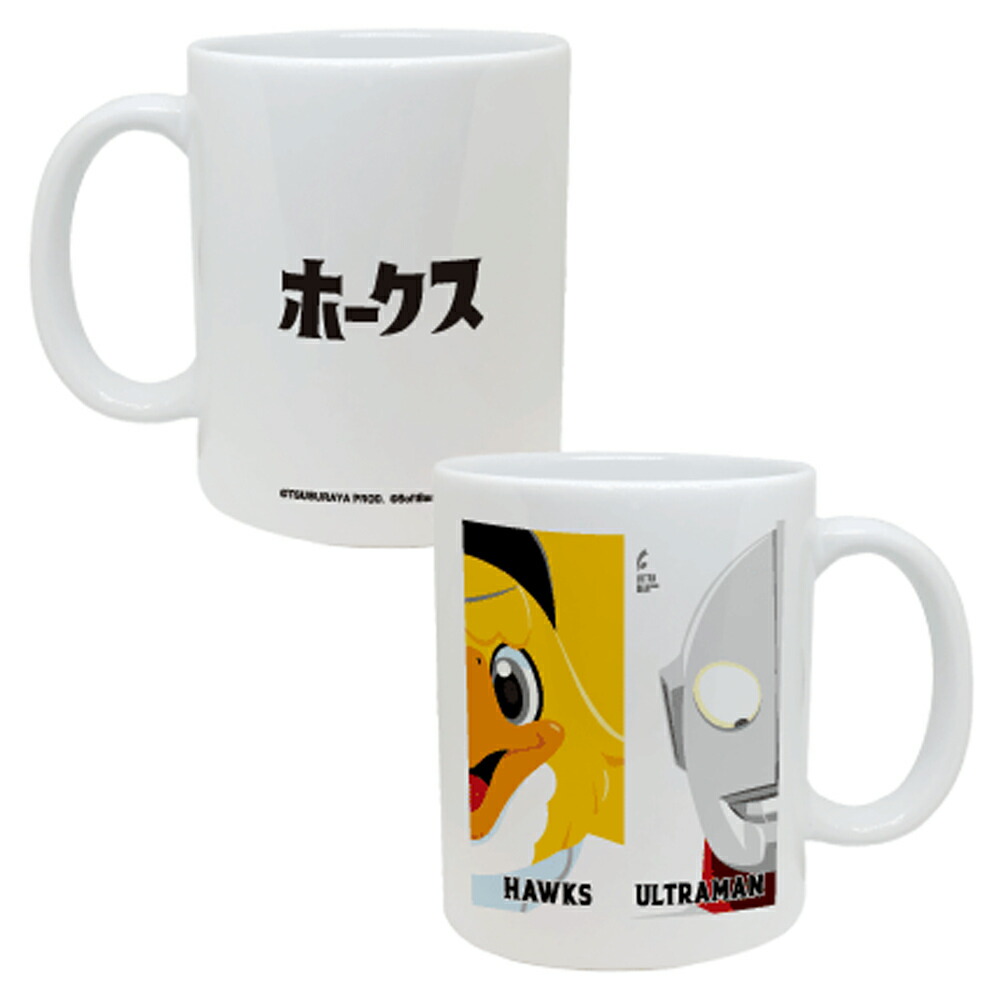 ULTRAMAN ウルトラマン (シリーズ 60周年 ) - ウルトラマン2024×福岡ソフトバンクホークスコラボ / コントラスト / マグカップ 【公式 / オフィシャル】画像