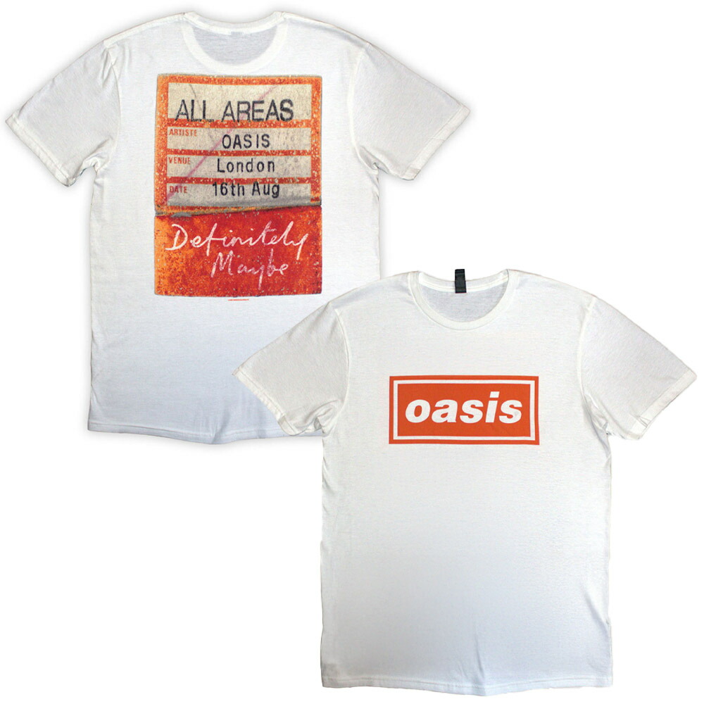 オアシス tシャツ Definitely Maybe サイズXL oasis 楽天市場】オアシス Tシャツ 半袖 OASIS ホワイト サイズ