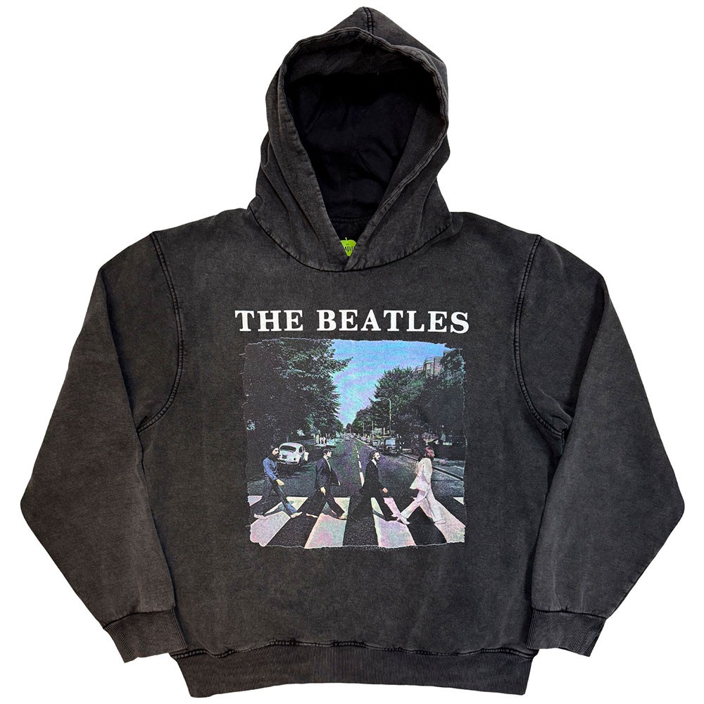 THE BEATLES ビートルズ (来日 60周年 ) - Abbey Road & Logo / Stone Wash / Charcoal Grey / パーカー・スウェット / メンズ 【公式 / オフィシャル】