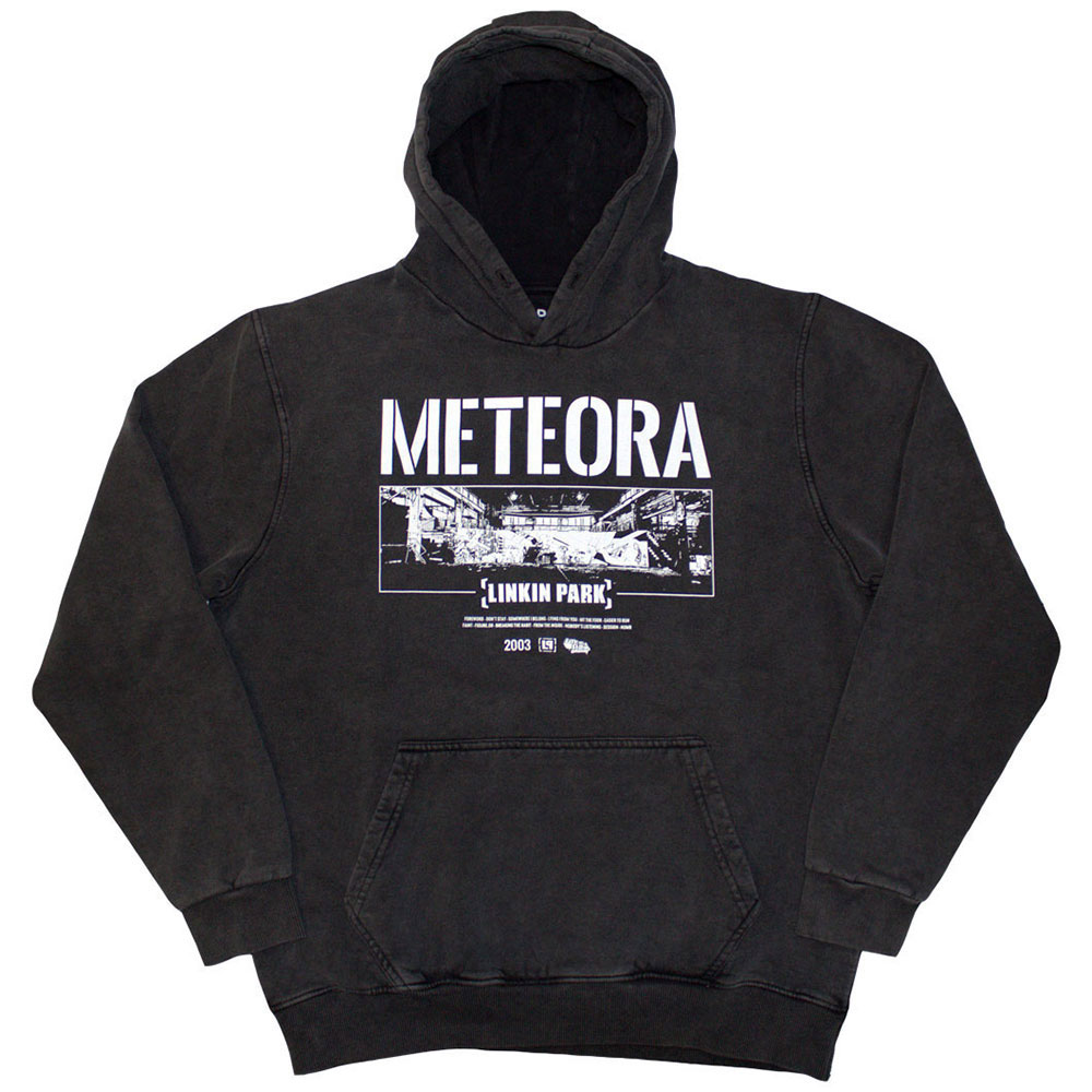 LINKIN PARK リンキンパーク (結成 30周年 ) - Meteora Wall Art / Stone Wash / Charcoal Grey / パーカー・スウェット / メンズ 【公式 / オフィシャル】