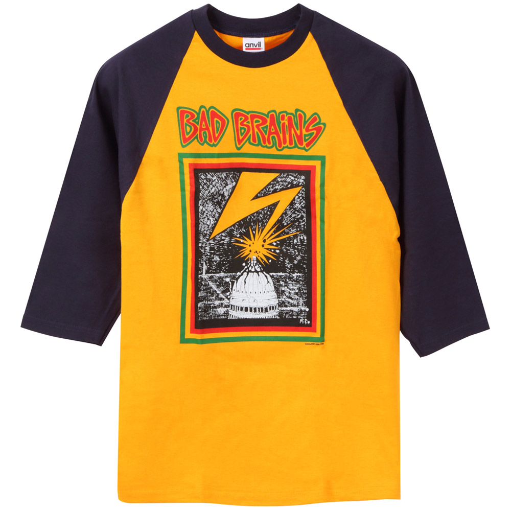 BAD BRAINS バッドブレインズ - 【別注】 CAPITOL ラグラン / 長袖 / ヴィンテージ / Tシャツ / メンズ 【公式 / オフィシャル】