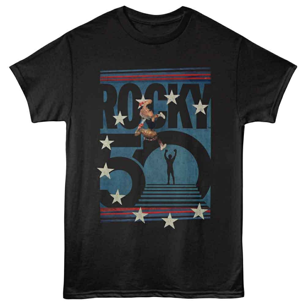 【予約商品】 ROCKY ロッキー (公開 50周年 ) - 50th Boxing Ring / Tシャツ / メンズ 【公式 / オフィシャル】