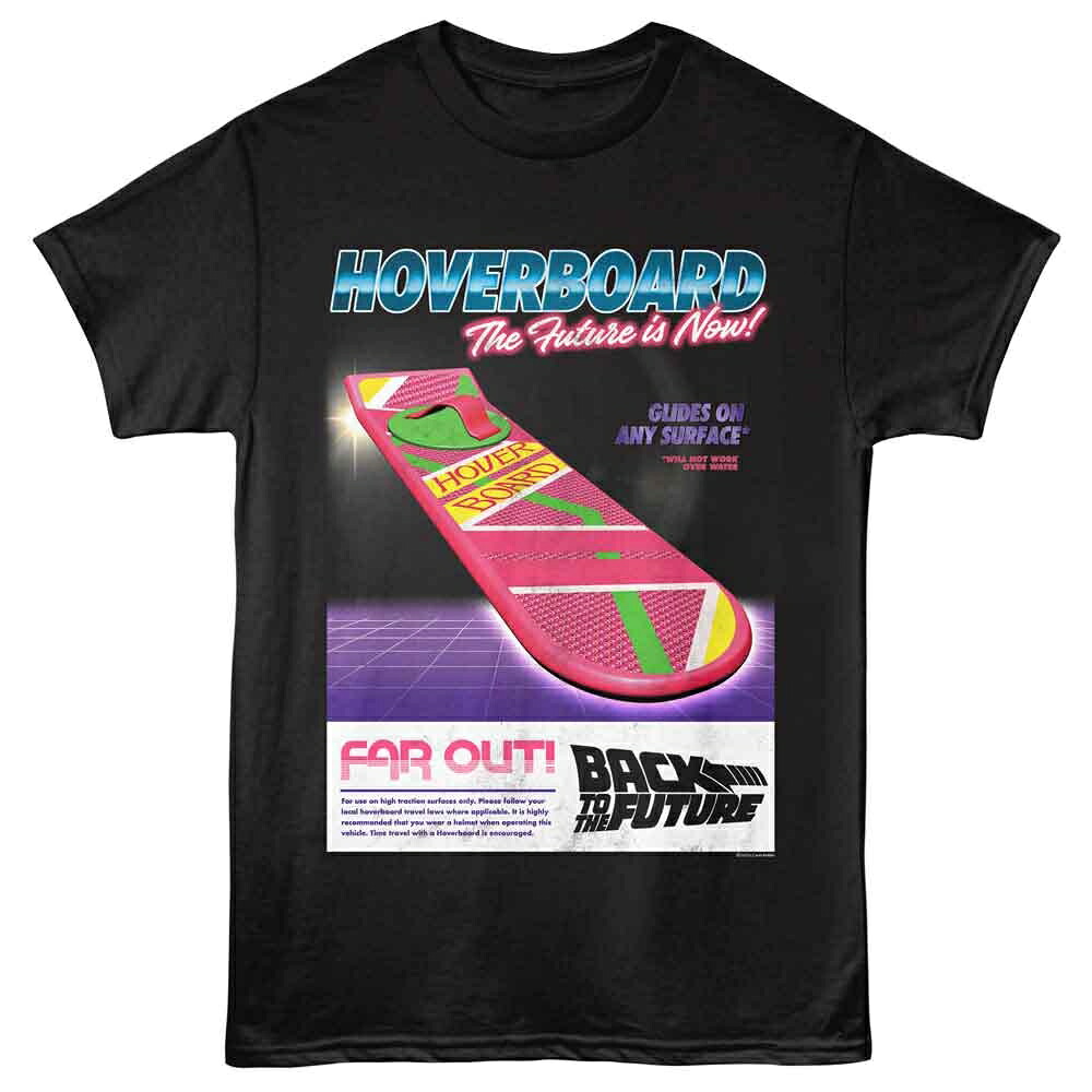 【予約商品】 BACK TO THE FUTURE バックトゥザフューチャー - BTTF Hoverboard / Tシャツ / メンズ 【公式 / オフィシャル】
