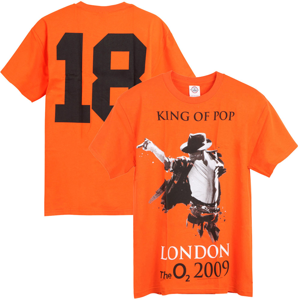 MICHAEL JACKSON マイケルジャクソン (生誕65周年記念 ) - 幻のロンドン公演18日目オリジナル限定Tシャツ / バックプリントあり  / コレクタブル / メンズ 【公式 / オフィシャル】 | PGS