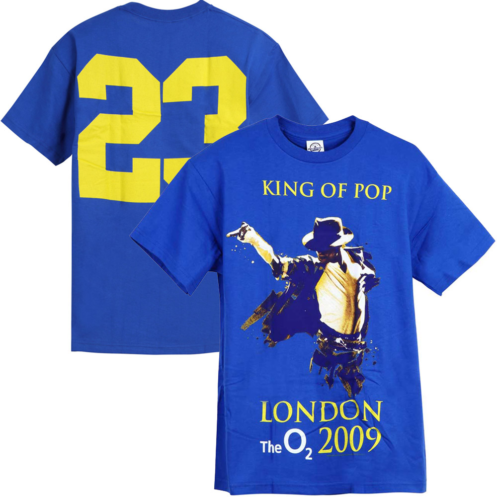 MICHAEL JACKSON マイケルジャクソン (生誕65周年記念 ) - 幻のロンドン公演23日目オリジナル限定Tシャツ / バックプリントあり  / コレクタブル / メンズ 【公式 / オフィシャル】 | PGS